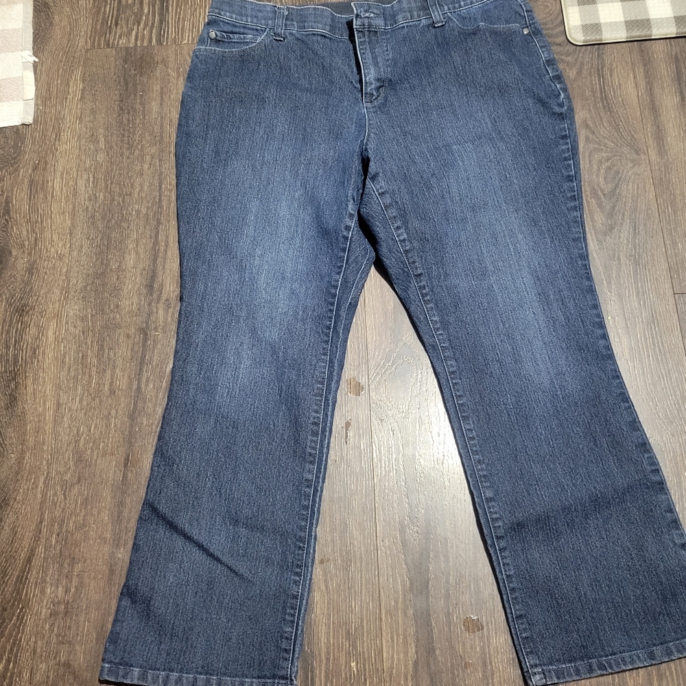Womans dark jeans